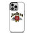 JIM BEAM WHISKEY LOGO WHITE iPhone 14 Pro Case