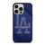 LA DODGERS LOS ANGELES LOGO BASEBALL TEAM TYPOGRAPHY iPhone 14 Pro Case