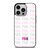 PINK VICTORIA'S SECRET LOGO iPhone 14 Pro Case