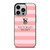 VICTORIA'S SECRET PINK STRIPES 2 iPhone 14 Pro Case