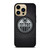EDMONTON OILERS METAL LOGO iPhone 14 Pro Max Case