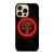 THE PUNISHER SKULL RED GLOW iPhone 14 Pro Max Case