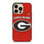UGA UNIVERSITY OF GEORGIA BULLDOGS LOGO NIKE iPhone 14 Pro Max Case