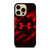 UNDER ARMOUR RED STRIPE LOGO iPhone 14 Pro Max Case