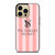 VICTORIA'S SECRET PINK STRIPES iPhone 14 Pro Max Case