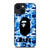 BATHING APE BAPE CAMO BLUE iPhone 14 Plus Case