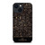 COACH NEW YORK LOGO BATIK BLACK PATTERN iPhone 14 Plus Case