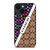 COACH NEW YORK LOGO COLORFULL BROWN PATTERN ICON iPhone 14 Plus Case