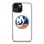 NEW YORK ISLANDER LOGO WHITE iPhone 14 Plus Case