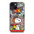 SNOOPY THE PEANUTS GLASS ART iPhone 14 Plus Case
