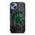 MICHIGAN STATE SPARTANS WOODEN LOGO iPhone 13 Case