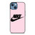 NIKE PINK LOGO iPhone 13 Case