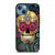 SUGAR SKULL TATTOO FLOWER iPhone 13 Case