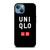 UNIQLO LOGO BLACK 2 iPhone 13 Case