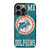 MIAMI DOLPHINS WOODEN LOGO iPhone 13 Pro Case