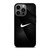 NIKE LOGO BLACK ABSTRACT LINE iPhone 13 Pro Case