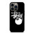 STUSSY BLACK LOGO iPhone 13 Pro Case
