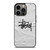 STUSSY LOGO ICON WHITE iPhone 13 Pro Case