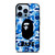 BATHING APE BAPE CAMO BLUE iPhone 13 Pro Max Case