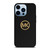 MICHAEL KORS MK LOGO BLACK GOLD iPhone 13 Pro Max Case