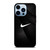 NIKE LOGO BLACK ABSTRACT LINE iPhone 13 Pro Max Case