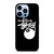 STUSSY BLACK LOGO iPhone 13 Pro Max Case