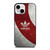 ADIDAS RED GRUNGE TEXTURE LOGO iPhone 13 Mini Case