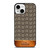 COACH NEW YORK LOGO LEATHER BROWN iPhone 13 Mini Case