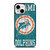 MIAMI DOLPHINS WOODEN LOGO iPhone 13 Mini Case