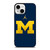 MICHIGAN WOLVERINES AIR JORDAN LOGO FOOTBALL iPhone 13 Mini Case
