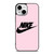 NIKE PINK LOGO iPhone 13 Mini Case