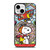 SNOOPY THE PEANUTS GLASS ART iPhone 13 Mini Case