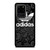 ADIDAS LOGO BLACK FLORAL Samsung Galaxy S20 Ultra  Case