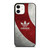 ADIDAS RED GRUNGE TEXTURE LOGO iPhone 12 Case