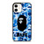 BATHING APE BAPE CAMO BLUE iPhone 12 Case