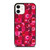 MARIMEKKO FLOWER PATTERN RED iPhone 12 Case