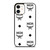 MCM WORLDWIDE LOGO WHITE iPhone 12 Case