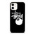 STUSSY BLACK LOGO iPhone 12 Case