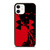 UNDER ARMOUR LOGO RED BLACK iPhone 12 Case