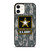 US ARMY ARMY LOGO CAMO PIXEL iPhone 12 Case