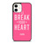 VICTORIA'S SECRET PINK I'LL BREAK YOUR HEART iPhone 12 Case