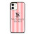 VICTORIA'S SECRET PINK STRIPES iPhone 12 Case