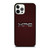 DELL XPS LOGO RED CARBON iPhone 12 Pro Case