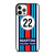 MARTINI RACING TEAM 22 iPhone 12 Pro Case