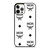 MCM WORLDWIDE LOGO WHITE iPhone 12 Pro Case