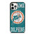 MIAMI DOLPHINS WOODEN LOGO iPhone 12 Pro Case