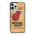 MIAMI HEAT LOGO WOODEN iPhone 12 Pro Case