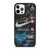 NIKE AIR JORDAN OFF WHITE BLACK MARBLE iPhone 12 Pro Case