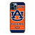 AUBURN TIGERS LOGO UNIVERSITY FOOTBALL EMBLEM iPhone 12 Pro Max Case
