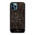 COACH NEW YORK LOGO BATIK BLACK PATTERN iPhone 12 Pro Max Case